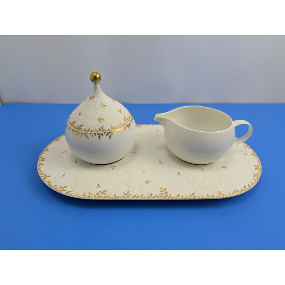 Rosenthal Wiidblad Magic Flute 8" Coffee Creamer + Sugar with Tray Studio Line